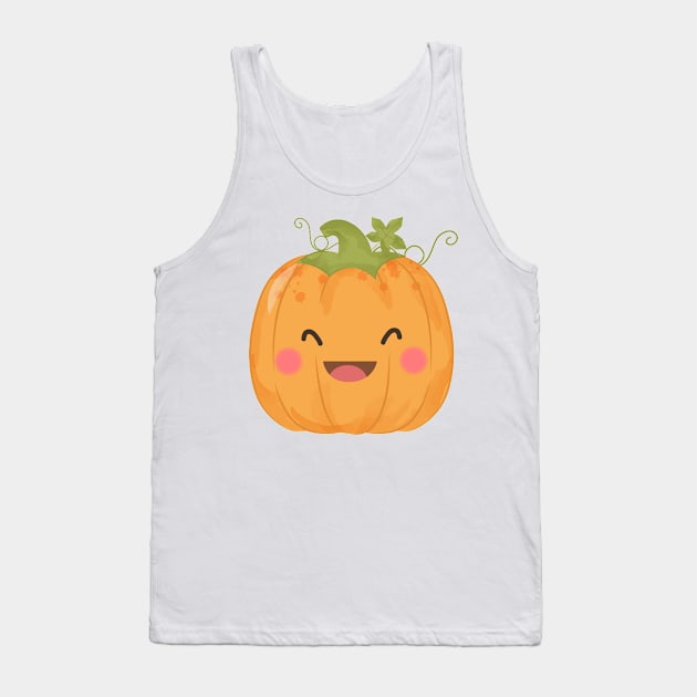 Pumpkin Tank Top by O2Graphic